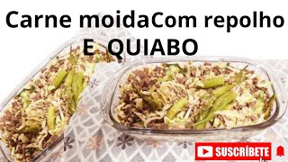 REPOLHO COM CARNE MUIDA E QUIABO#MUITO BOM