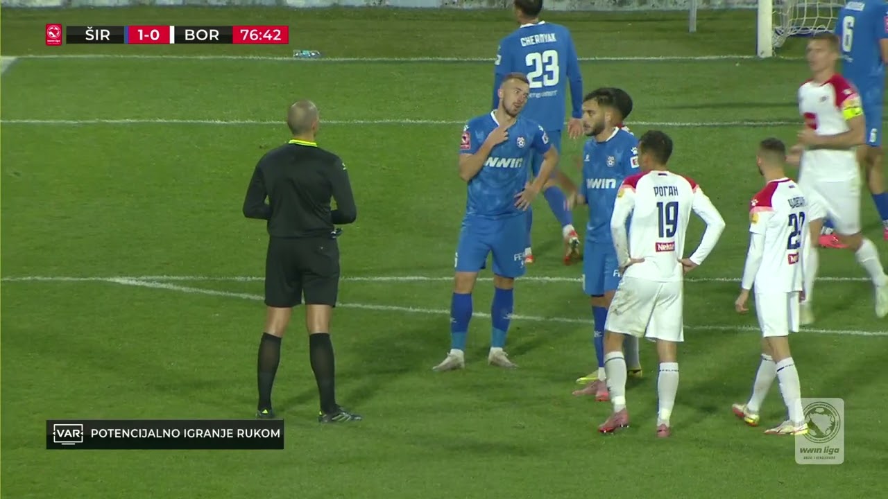 WWin liga BiH (15. kolo): Široki Brijeg - Borac 1:2