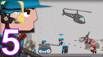 Clone Armies - Walkthrough Gameplay Part 5 - 10 Level - The Base (iOS, Android)