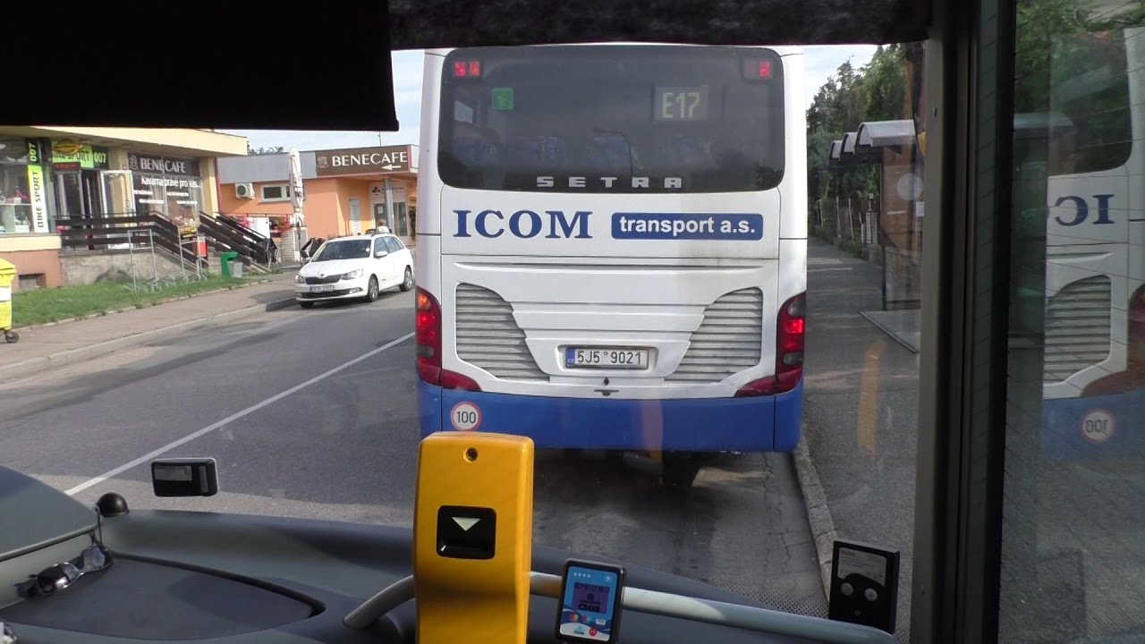 Jízda linkou 337 v trase Benešov - Praha (1/4)