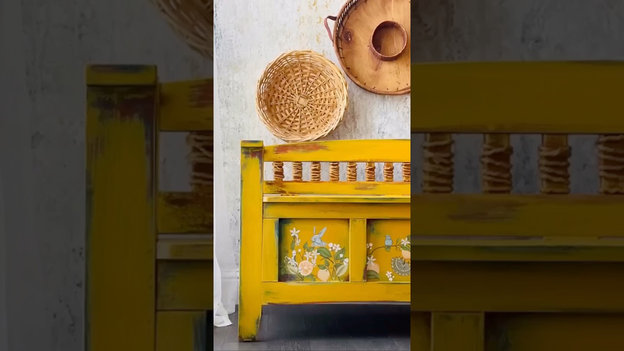 Bold And Rustic: Furniture Transfers Complete The Look!