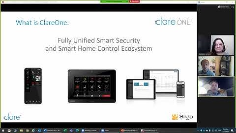 ClareOne security panel