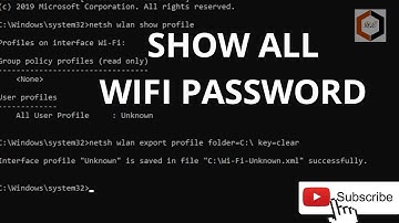 How To Find WI-FI Password Using Cmd | Windows 7/8.1/10