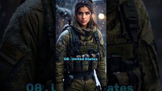 Top 10 Countries with most beautiful women soldiers in the World 💞