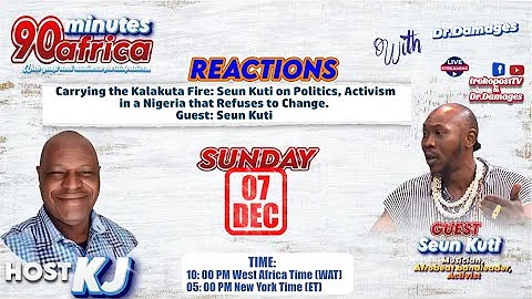 Reactions to Seun Kuti on Politics, Activism and a Nigeria that Refuses to Change