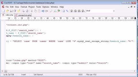 Beginner PHP Tutorial   132   LIKE With a Search Engine Example Part 3