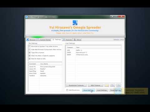 Yui's Omegle Spreader 1.4.3 - How to use it!