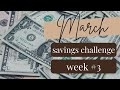 MARCH MADNESS SAVINGS CHALLENGE I WEEK 3 I DIGITAL CASH ENVELOPE SYSTEM I QUBE MONEY I LOW INCOME