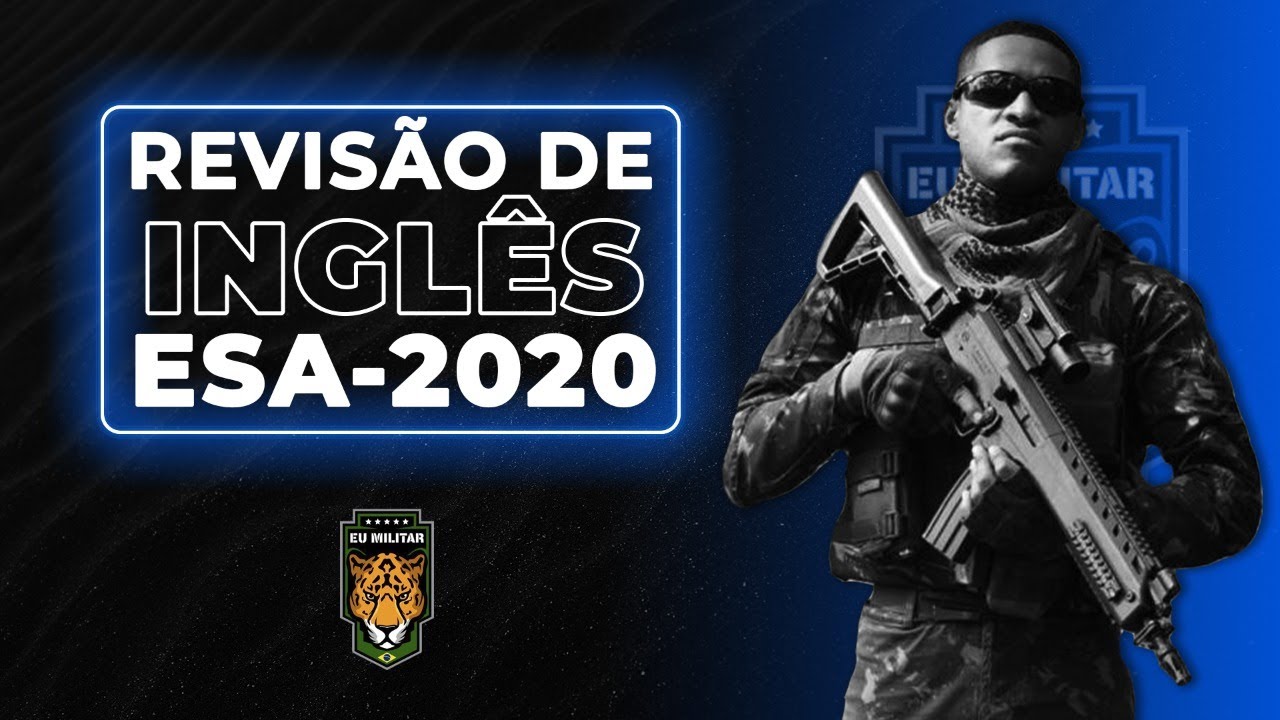 Revisão de INGLÊS - ESA 2020 | Eu Militar