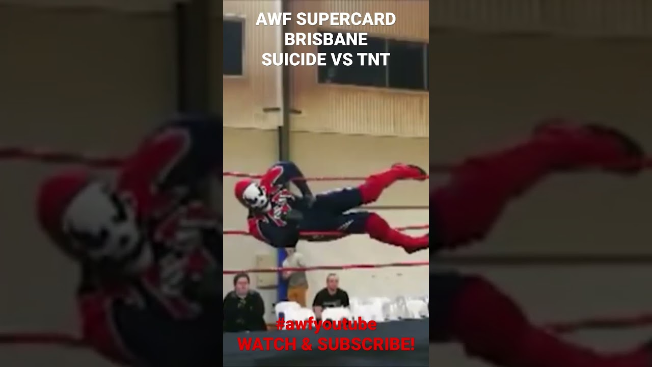 Pro Wrestling Suicide sticks and takes out TNT at AWF Supercard Brisbane - SUBSCRIBE 