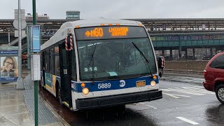 LaGuardia Airport Bound 2012 Novabus LFSA 5889✈️M60 Select Bus Service At Hoyt Av & 31st St