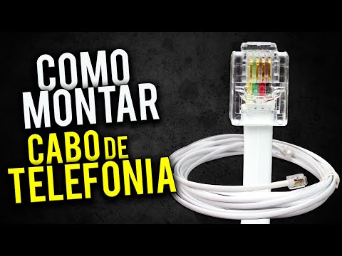 Vídeo: Como Fazer Um Cabo Telefônico