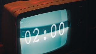 2 Minute Countdown Timer: 80's Retro theme