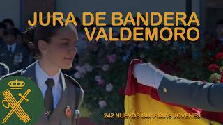 242 guardias jóvenes juran bandera en el Colegio Duque de Ahumada de Valdemoro
