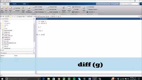Derivar en Matlab (forma facil y rapida)