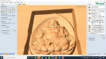 Hướng dẫn tạo file khắc 3D Aspire P3