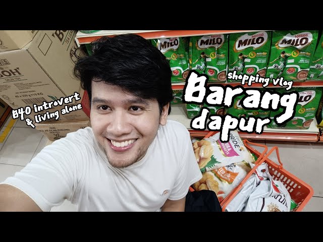 VLOG GROCERY SHOPPING PALING REALISTIK UNTUK B40 || MALAYSIA Living Alone Vlog class=