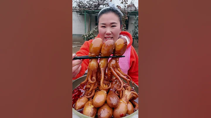 [Mukbang ASMR] HOT Spicy Small octopus🐙&Enoki Mushrooms Eatingshow Ssoyoung Tik Tok