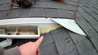 REPAIRING A ROOF LEAK | SHINGLED VALLEY RETURN