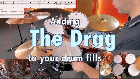 Adding the Drag rudiment to a drum fill