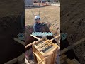 基礎工事をする職人 #shorts