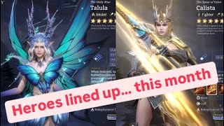 #watcherofrealms : Calista in FJ Shop, Talula in Weekend Banner….. Update Done ✅