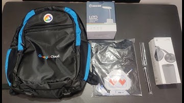 😍Google Cloud Backpack Unboxing |Premium plus  Milestone#Swags#shorts#googlecloudswags #unboxing#bag