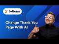 How To Redirect To Thank You Page After Form Submission With AI 