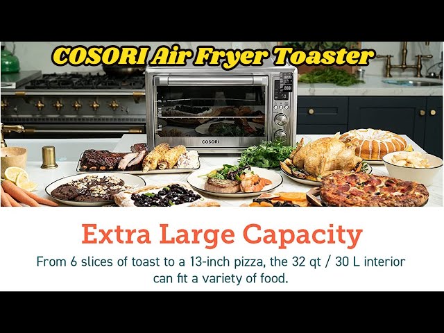 Smart Toaster Oven Air Fryer Combo CS130-AO, with 32qt Capacity