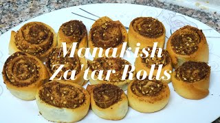 MANAKISH ZA'ATAR ROLLS | لفات الزعتر | مناقيش زعتر | HOW TO MAKE ZA'ATAR IN TAMIL