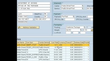 ShipERP Demo: Rate Shopping