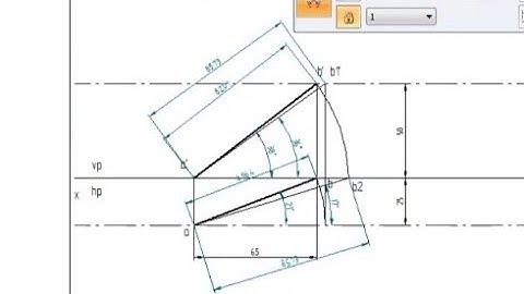 Projection of Lines problem in Model question paper set-1