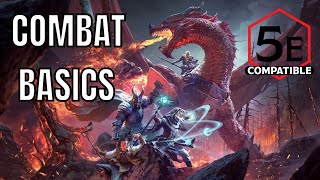 Basic Combat Mechanics - DUNGEONS & DRAGONS 5E Rules #6 🔴#4k LIVE