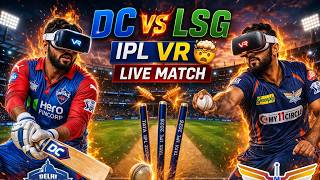 DC vs LSG IPL 2026 in VR! 🔥 LIVE Match 🤯 Full Gameplay Experience | Ultra Realistic screenshot 4