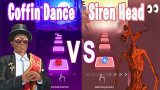 Coffin Dance Song VS Siren Head Song -Tiles Hop EDM RUSH!