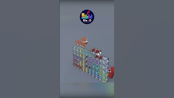 ALPHABETLORE #shorts  #tetris  #blender #games #alphabetlore #alphabet #puzzle