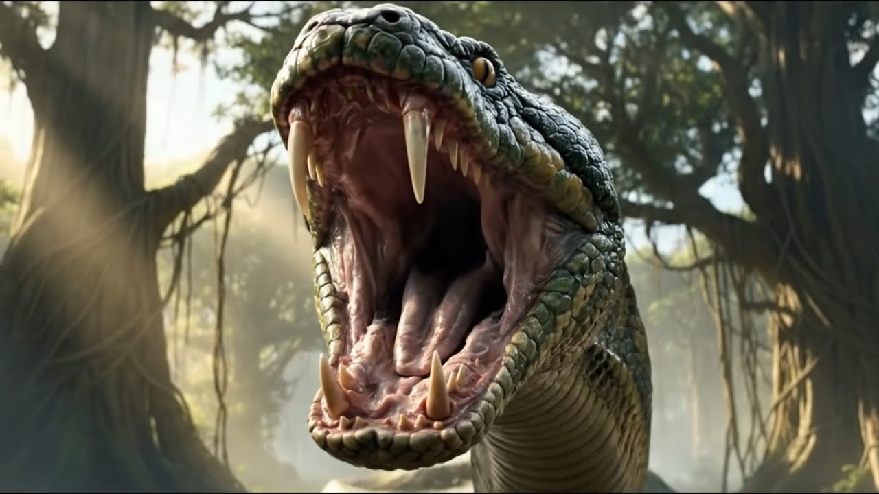 Prehistoric Humans vs Titanoboa: The Deadliest Battle in Ancient History  (Episode 01)!