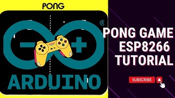 How to develop pong game using esp8266 & arduino [ENG]