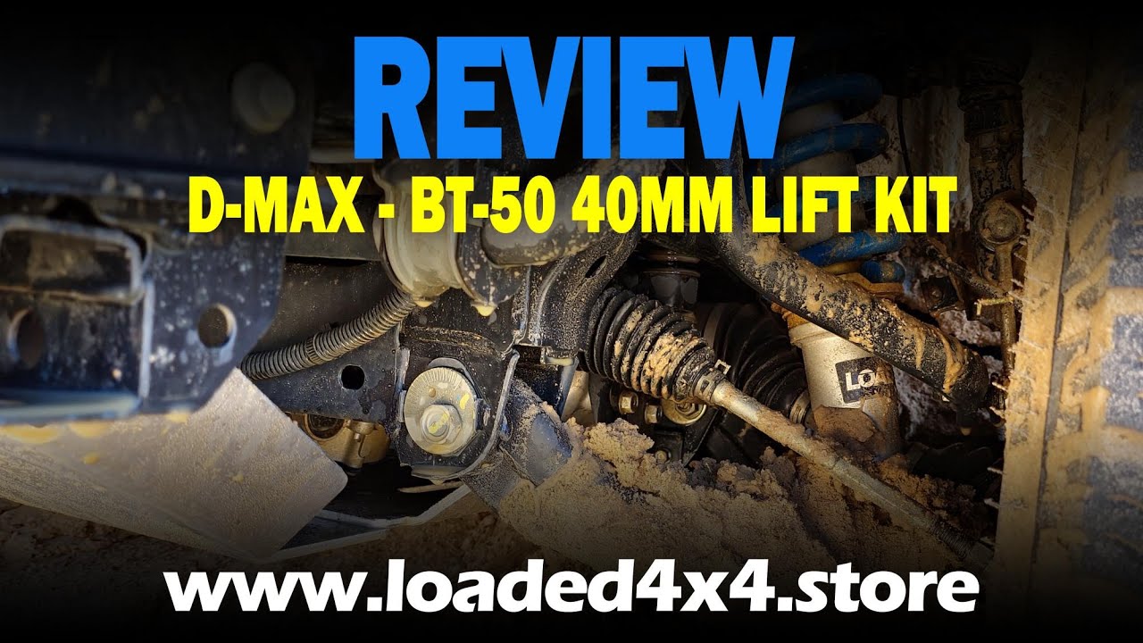 2022 ISUZU DMAX SUSPENSION LIFT KIT BY LOADED4X4 REVIEW YouTube