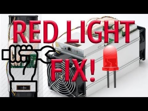 antminer s9 red light fault switch how to reset reboot Antminer s9 dead- Antminer A3 red light