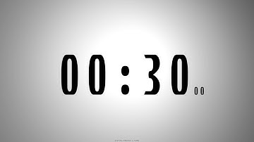 30 seconds COUNTDOWN TIMER with voice announcement
