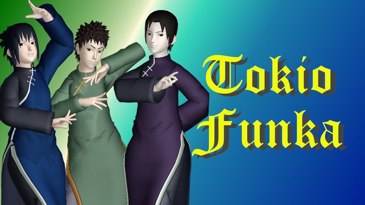 [MMD Naruto] Sai, Sasuke, Shino, Sakura, Temari & Hinata - Tokio Funka (China ver models)