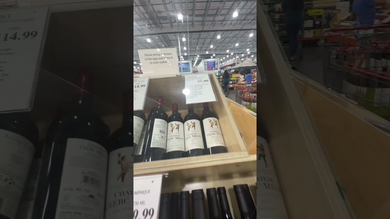 Costco  Warehouse - Fantastic collection of expensive Bordeaux Wines! 