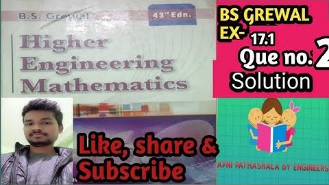 Bs Grewal Ex 17.1 question no 2