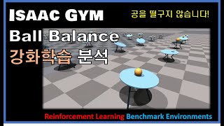 IsaacGym Ball Balance 태스크, 테이블을 움직여 공의 중심을 잡는 로봇 강화학습