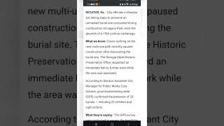 33 unmarked graves discovered in Decatur,GA😮😮😮 #truecrime #Decatur #Georgia