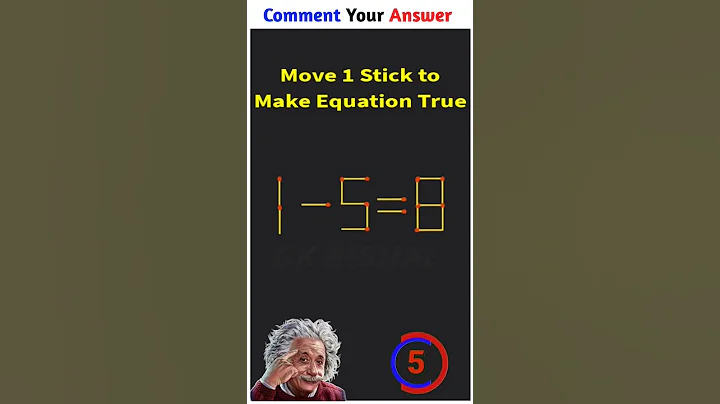 Move 1 stick to solve #matchstick puzzle #math #riddles #viral #shorts#quiz