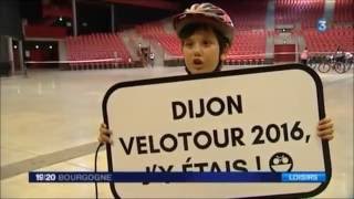 France 3 Bourgogne - Retour sur Dijon velotour 2016