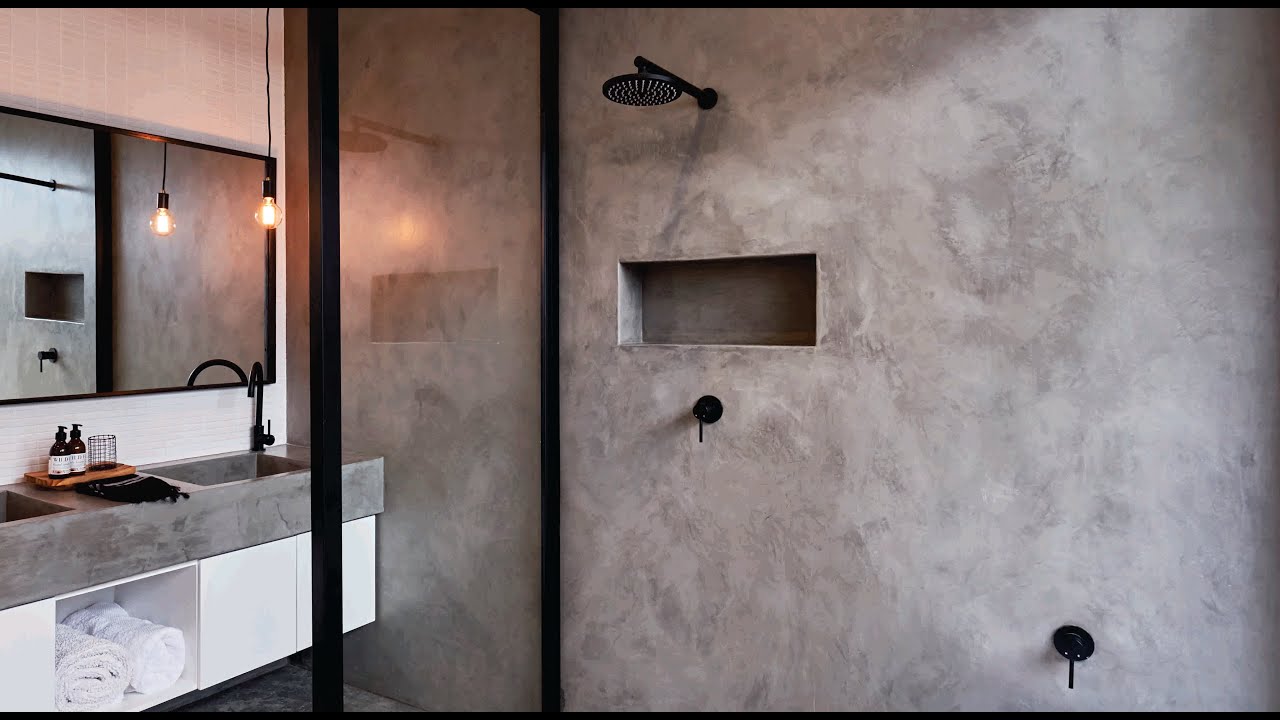 Cement Shower Walls