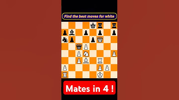 Find the best moves for white ! #chess #chesstactics #chesspuzzle #chessgame #checkmatepuzzles